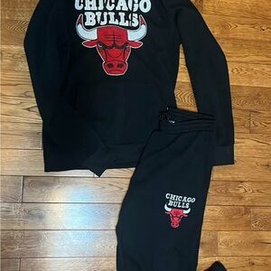 Chicago Bulls Kids Black Sweatpants